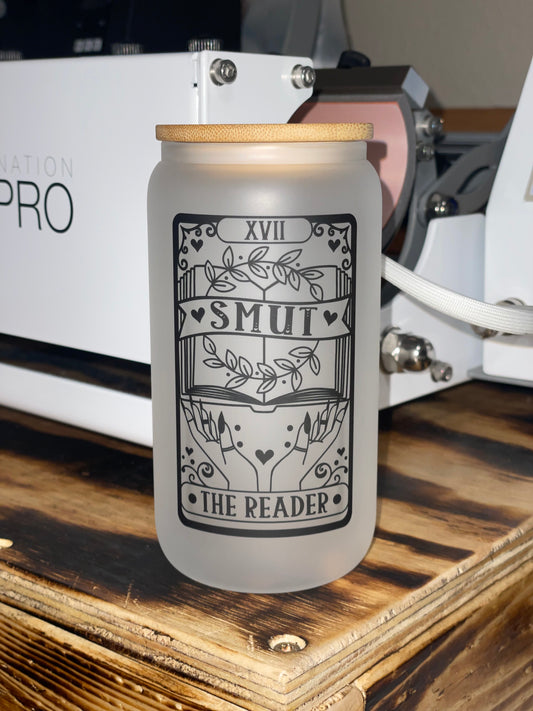Smut - The Reader 16oz Glass Cup