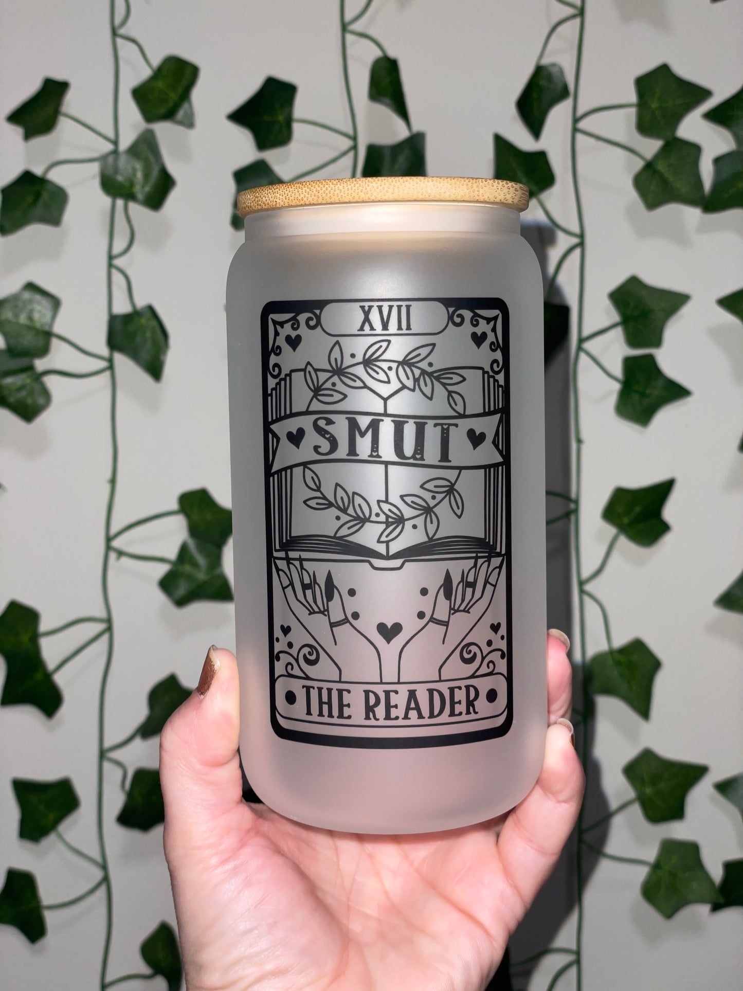 Smut - The Reader 16oz Glass Cup