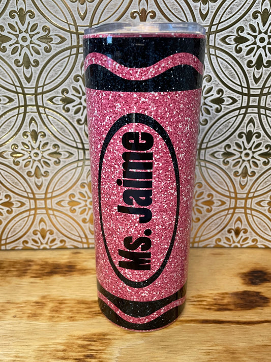 Personalized Crayon Tumbler