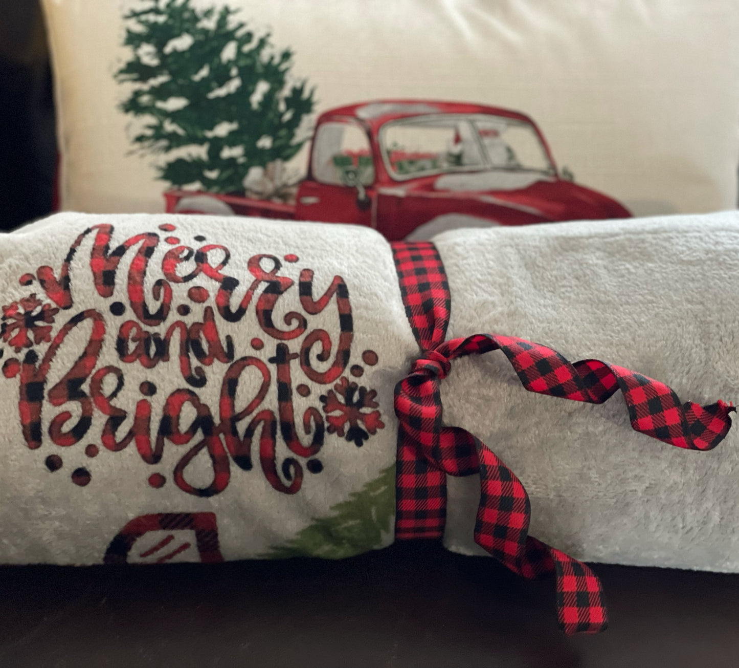 Merry and Bright Throw Blanket